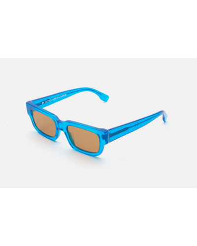 Salice model 018 WHITE/RW BLUE Unisex Sport Sunglasses