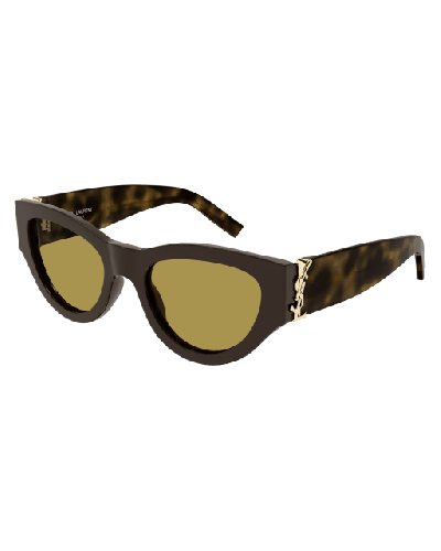 Saint Laurent SL M94 010 colore Marrone - Occhiali da Sole