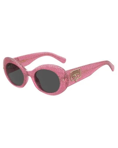 Chiara Ferragni Cf 7004/S Colore QR0 Pink Glitter Occhiali Da Sole