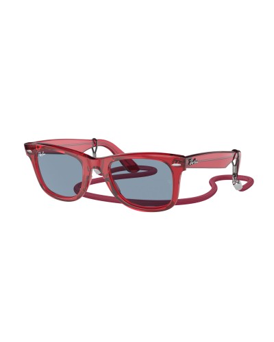 Salice model 006 ORANGE/RW BLUE Unisex Sport Sunglasses