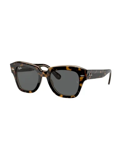 Ray-Ban 2186 State Street 1292B1 Havana On Transparent Brown Occhiali Da Sole