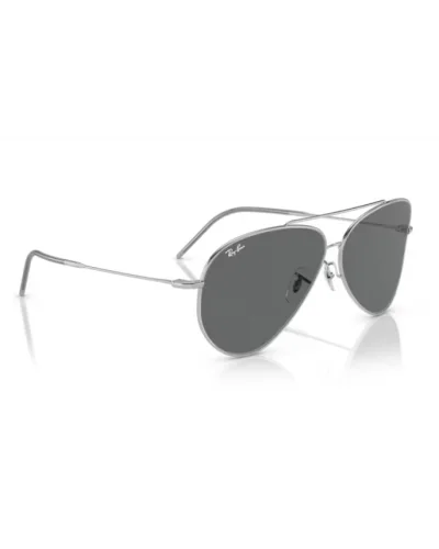 Ray-Ban R0101S Aviator Reverse 003/GR Argento Occhiali Da Sole