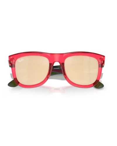 Ray-Ban R0502S Wayfarer Reverse 67132O Rosso Occhiali Da Sole