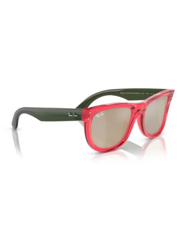 Ray-Ban R0502S Wayfarer Reverse 67132O Rosso Occhiali Da Sole