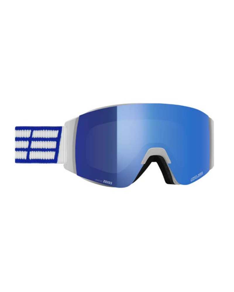 Salice 105 OTG WHITE WHITE BLUE - MASQUE DE SKI