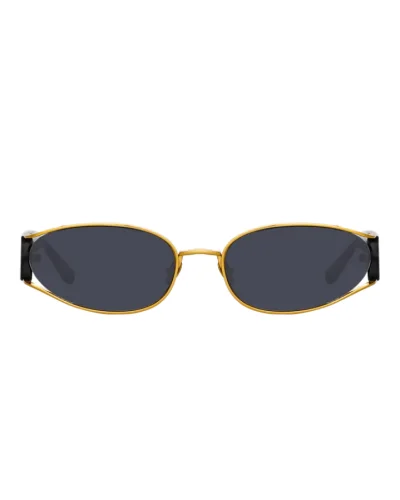 Linda Farrow Shelby Colore 001 Nero Occhiali Da Sole