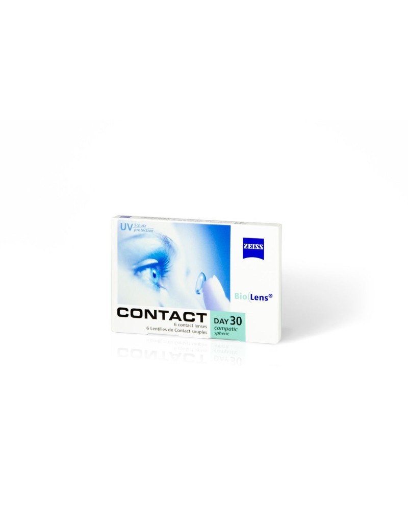 Zeiss Contact Biolenes 6 lentilles de contact mensuelles avec matériau bio-compatible