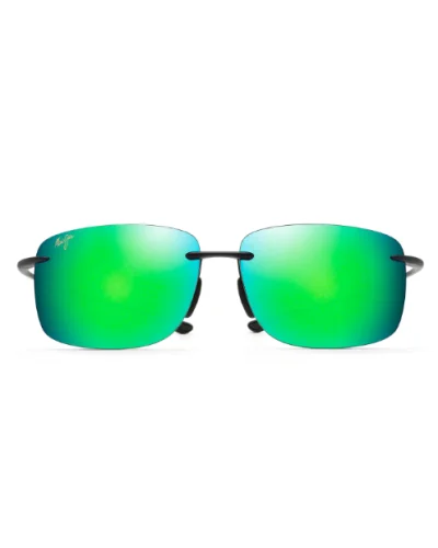 Maui Jim Hema Colore Nero Lente Verde Occhiali Da Sole