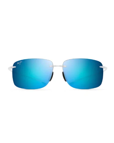 Maui Jim Hema Colore Trasparente Lente Blu Occhiali Da Sole