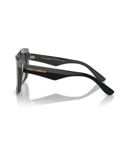 Dolce & Gabbana 0DG4414 Colore 501/8G Nero su nero trasparente Occhiali Da Sole