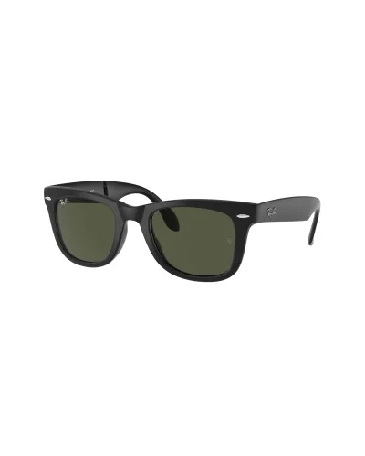 Ray-Ban 4105 Folding Wayfarer 601S Matte Black Occhiali Da Sole