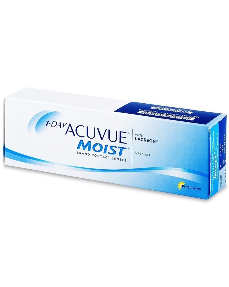 Acuvue d'une journée humide de 30 lentilles de contact quotidiennes - réduction promotionnelle