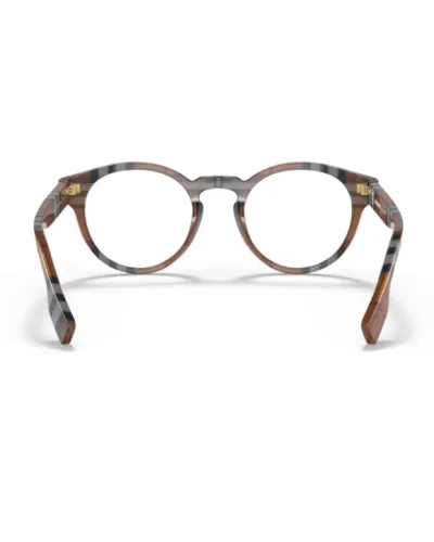 Burberry Grant 0BE2354 Colore 3967 Motivo A Quadri Marrone Occhiali Da Vista