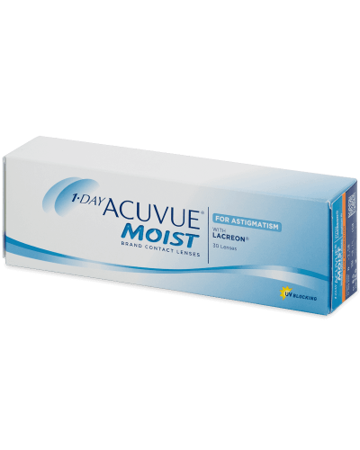 1-Day Acuvue Moist for Astigmatism da 30 Lenti a Contatto-Sconto Promo