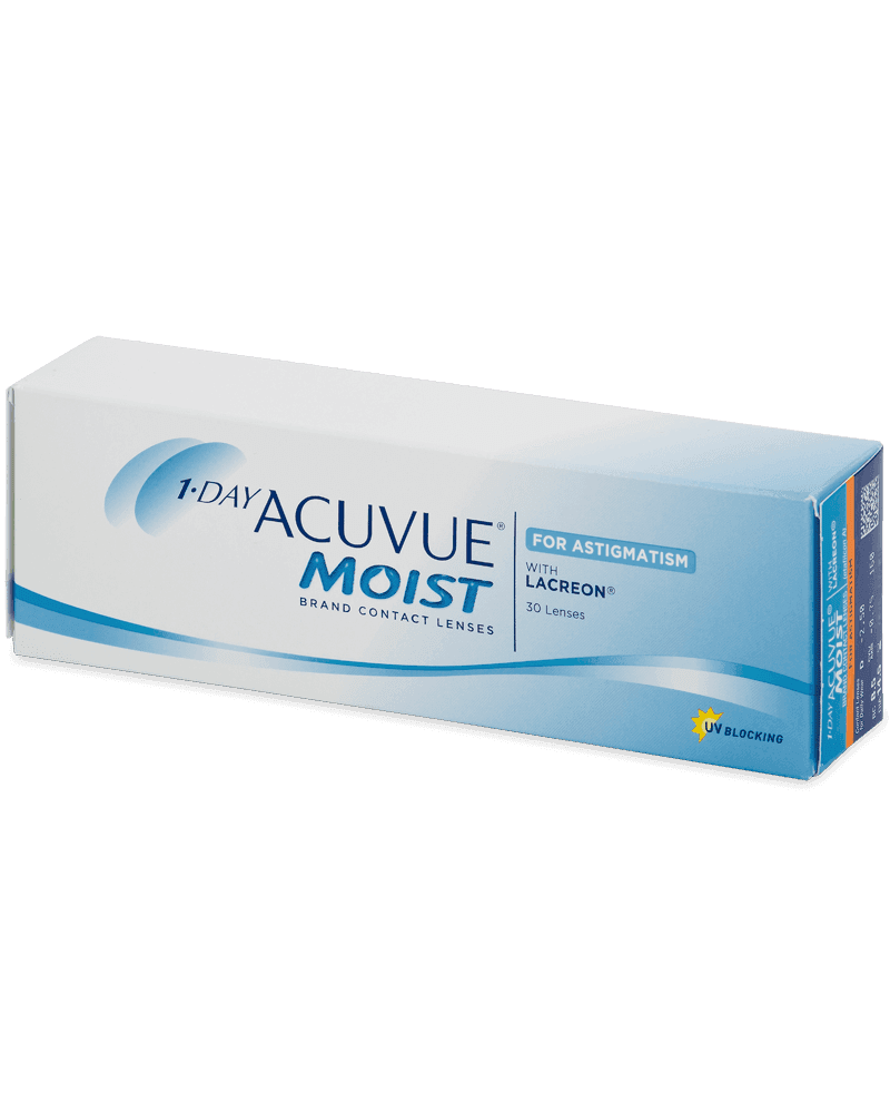Acuvue de 1 día húmedo para atigmatismo de 30 lentes de contacto, descuento de promoción