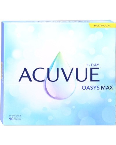 Acuvue Oasys 1 jour Max Multifocal de 90 lentilles de contact - Remise de promotion