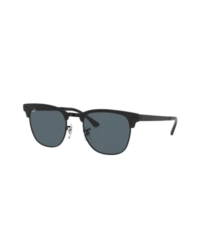 Ray-Ban 3716 Clubmaster Metal 186/R5 Black Occhiali Da Sole