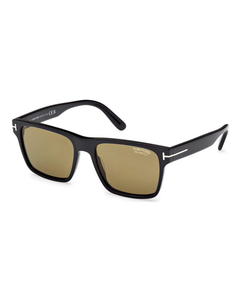Tom Ford FT1205 01H Calder Couleur noire brillante - Lunettes de soleil