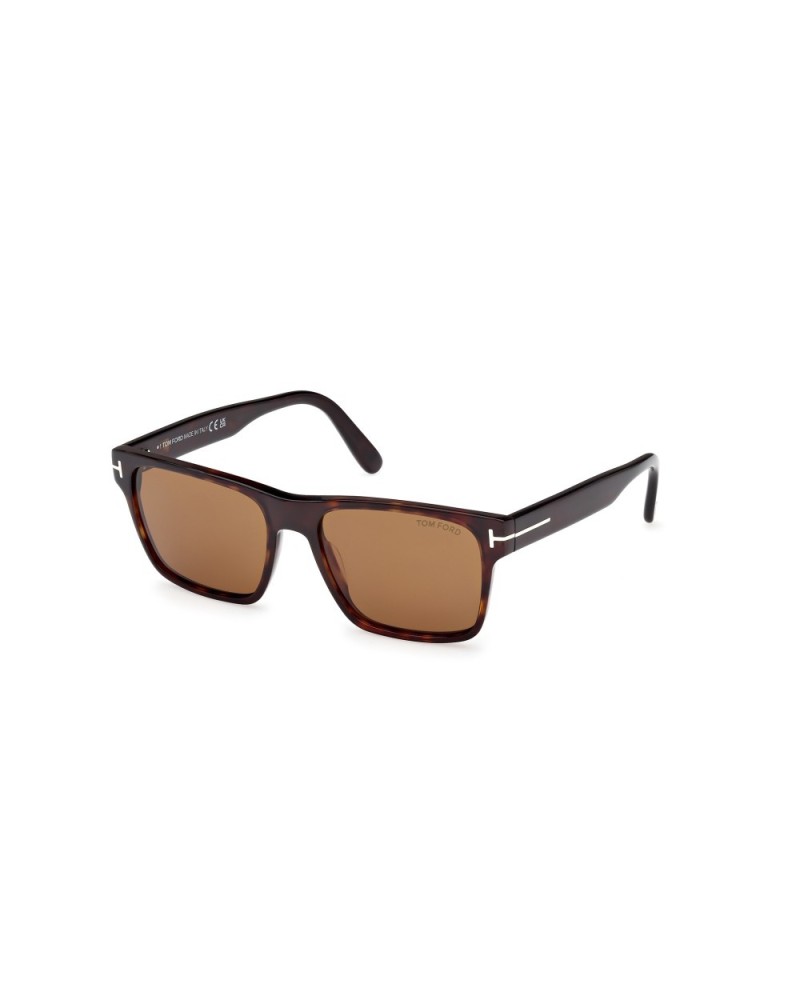 Tom Ford FT1205 52E Calder colore Havana Scura - Occhiali da Sole