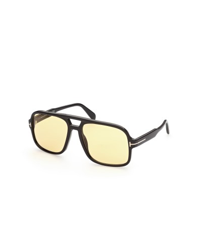 Tom Ford FT0884 01E FAUCONER-02 Noir brillant - Lunettes de soleil