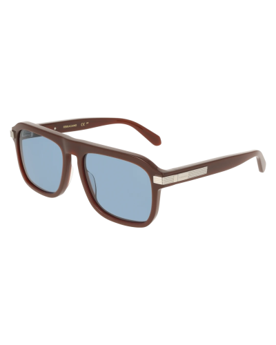 Ferragamo SF2087S color 210 brown blue lens - sunglasses