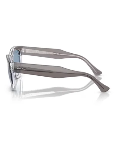 Ray-Ban RB0298S Mega Hawkeye 13553F Lucido Grigio Su Trasparente Occhiali Da Sole