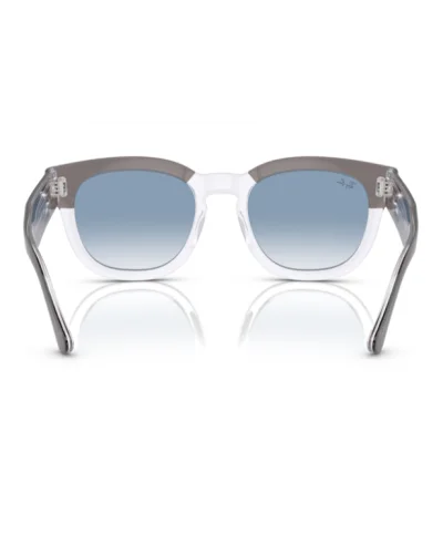 Ray-Ban RB0298S Mega Hawkeye 13553F Lucido Grigio Su Trasparente Occhiali Da Sole
