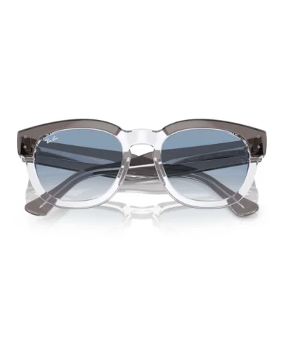 Ray-Ban RB0298S Mega Hawkeye 13553F Lucido Grigio Su Trasparente Occhiali Da Sole