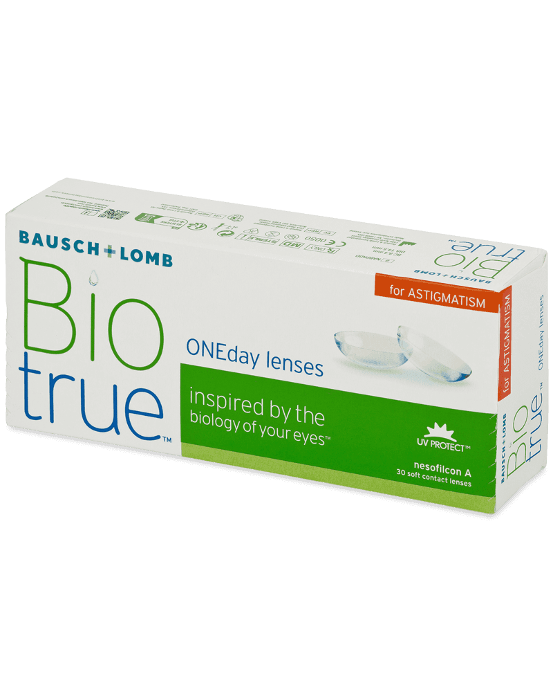 BioTrue OneDay pour astigmatisme 30 lentilles de contact pour astigmatismating Offre - Outlet Prix