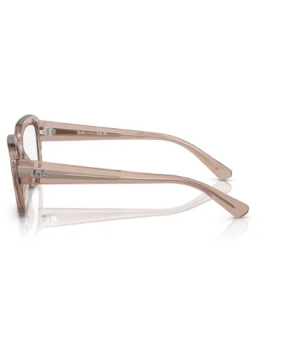 Ray-Ban 0RX7225 Leonid Colore 8317 Marrone Chiaro Trasparente Occhiali Da Vista