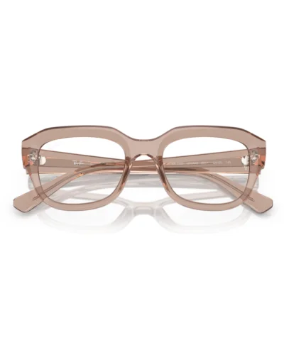 Ray-Ban 0RX7225 Leonid Colore 8317 Marrone Chiaro Trasparente Occhiali Da Vista