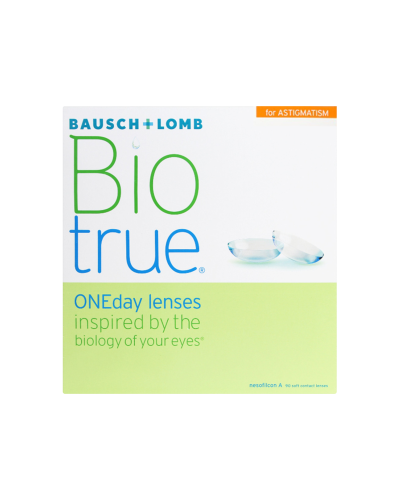 BioTrue OneDay pour astigmatisme 90 lentilles de contact pour Astigmatism Offre - Outlet Prix