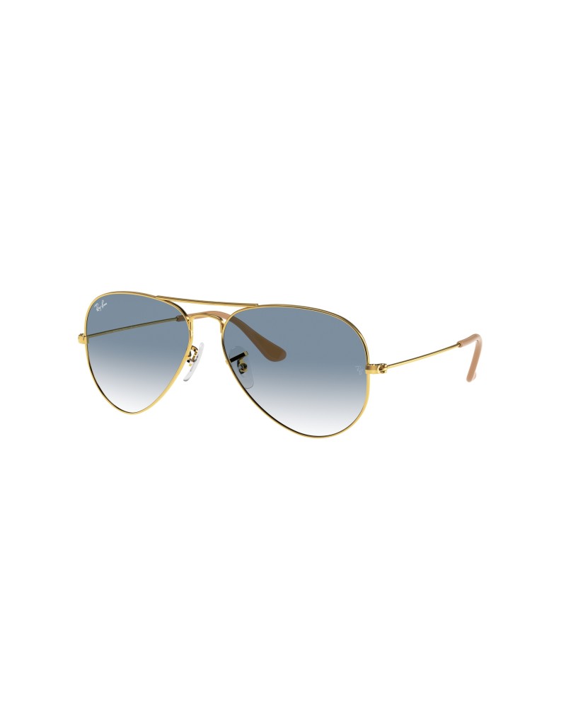 Ray-Ban 3025 color 0013f arista gold - sunglasses