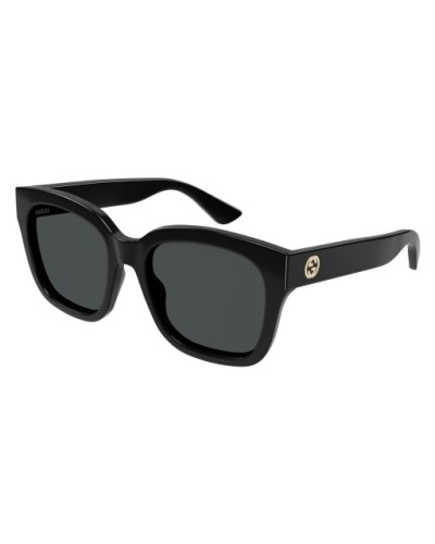 Gucci GG1338S Couleur 001 Noir avec lentilles grises - Lunettes de soleil