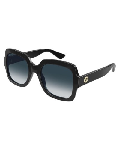 Gucci GG1337S color 001 black with blue lenses - sunglasses
