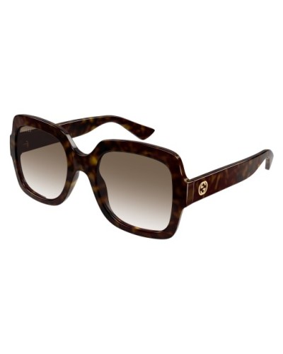 Gucci GG1337S color 003 Havana with brown lenses - sunglasses