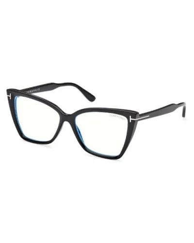Tom Ford Ft5844-55001 001 Nero Lucido Occhiali Da Vista