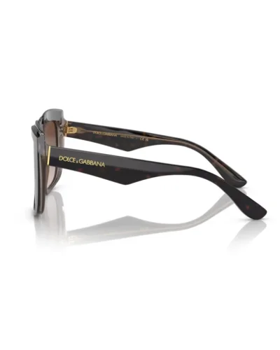 Dolce & Gabbana 0DG4414 Colore 502/13 Havana su marrone trasparente Occhiali Da Sole