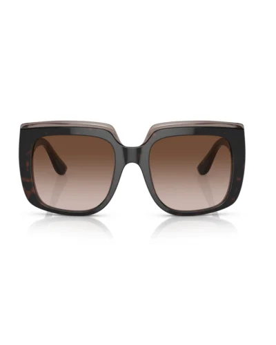 Dolce & Gabbana 0DG4414 Colore 502/13 Havana su marrone trasparente Occhiali Da Sole