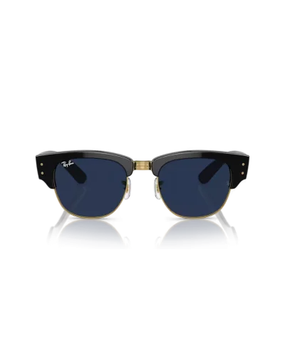 Ray-Ban 0316s Mega Clubmaster 901/GG Nero su oro Occhiali Da Sole