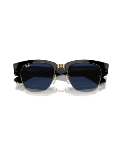 Ray-Ban 0316s Mega Clubmaster 901/GG Nero su oro Occhiali Da Sole