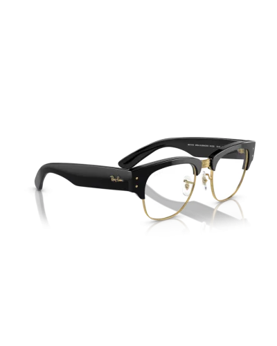 Ray-Ban 0316s Mega Clubmaster 901/GG Nero su oro Occhiali Da Sole