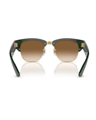 Ray-Ban 0316s Mega Clubmaster 136851 Verde Su Oro Occhiali Da Sole