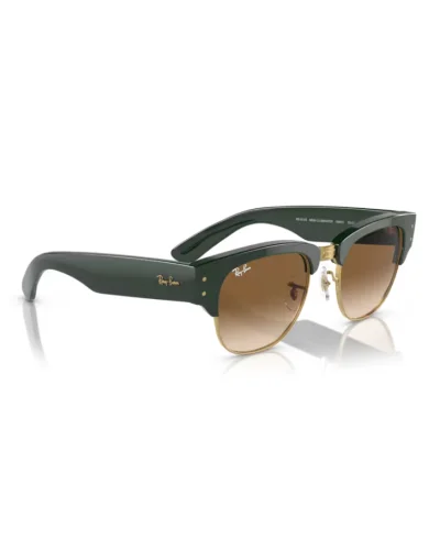 Ray-Ban 0316s Mega Clubmaster 136851 Verde Su Oro Occhiali Da Sole