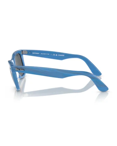 Ray-Ban 2140 Wayfarer 1409B1 Fotocromatico Blu a Righe Occhiali Da Sole