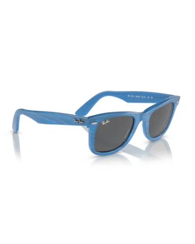 Ray-Ban 2140 Wayfarer 1409B1 Fotocromatico Blu a Righe Occhiali Da Sole