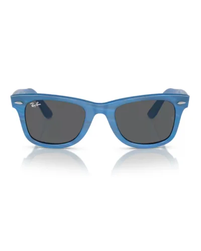 Ray-Ban 2140 Wayfarer 1409B1 Fotocromatico Blu a Righe Occhiali Da Sole
