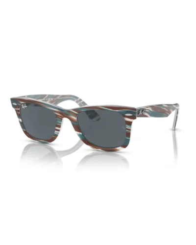 Ray-Ban 2140 Wayfarer 1407R5 Fotocromatico a Righe Occhiali Da Sole