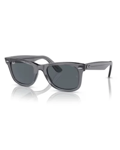 Ray-Ban 2140 Wayfarer 6773R5 Grigio Trasparente Occhiali Da Sole
