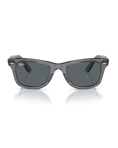 Ray-Ban 2140 Wayfarer 6773R5 Grigio Trasparente Occhiali Da Sole